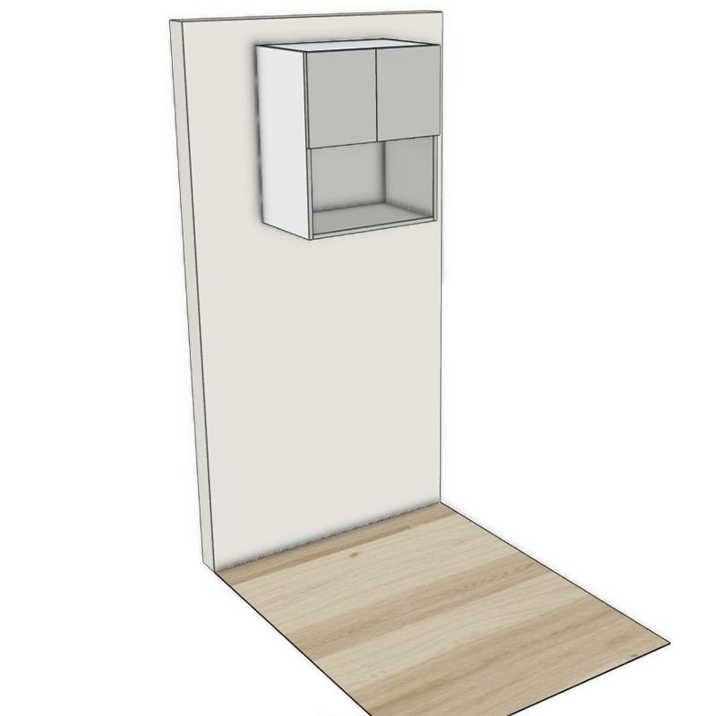 RCL Microwave 2 Door Cabinet for 2100H Kitchen