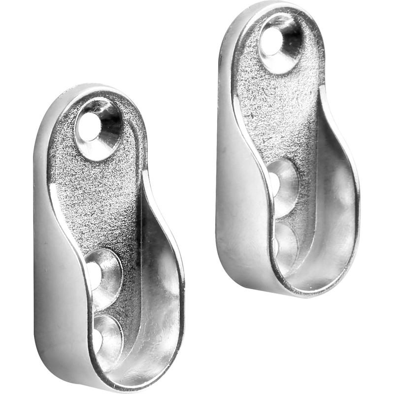 Wardrobe Hanging Rail Brackets (Pair) Wardrobe Hanging Rail Brackets (Pair)